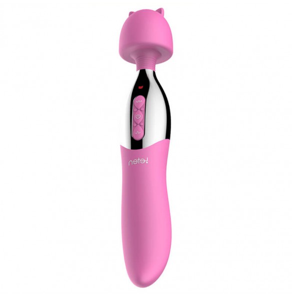 HK LETEN - Dream Series Miss Cat AV Heating Vibrators Wand (Chargeable - Pink)